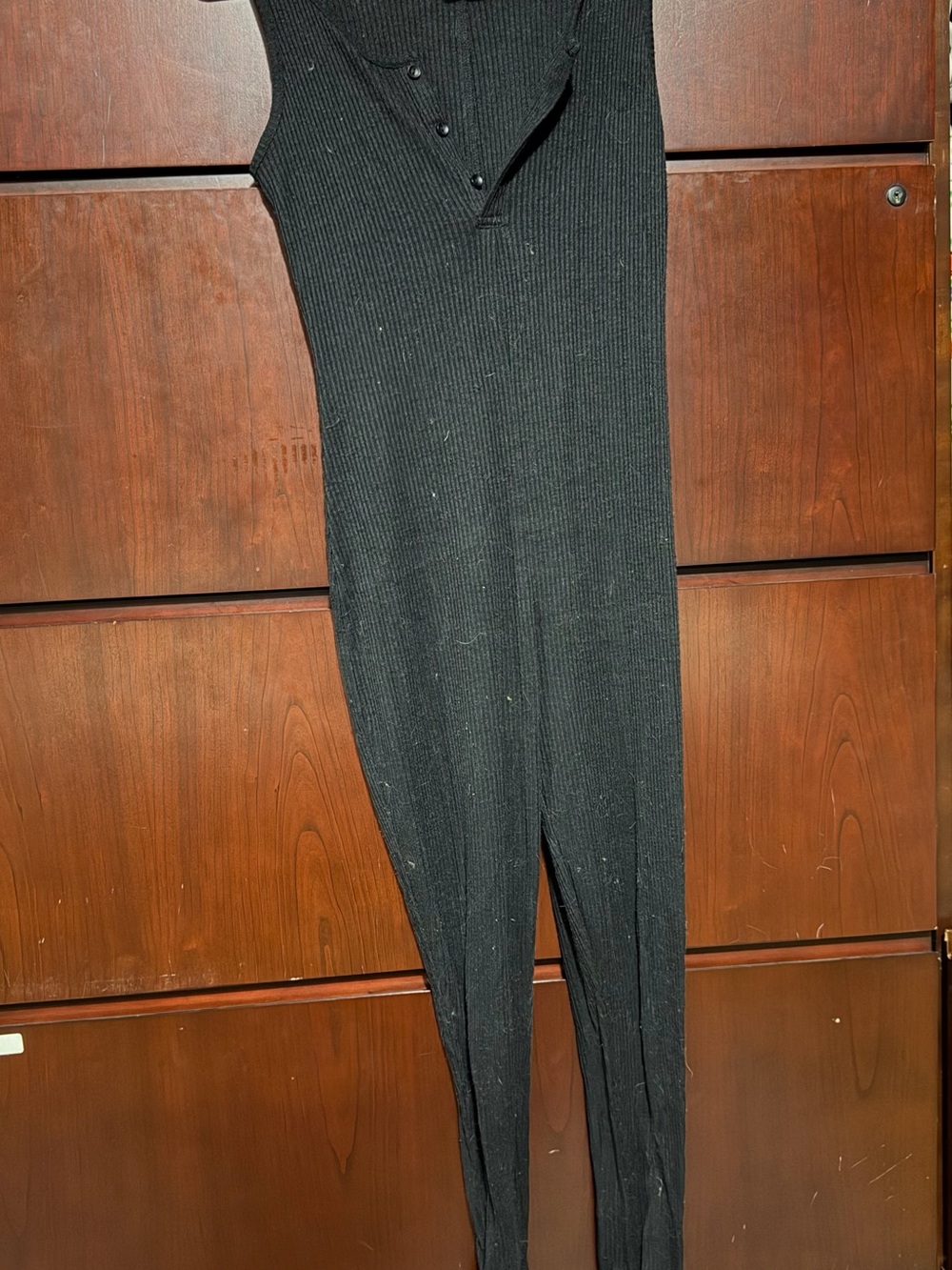 Gymshark Black Ribbed Knit Jumpsuit